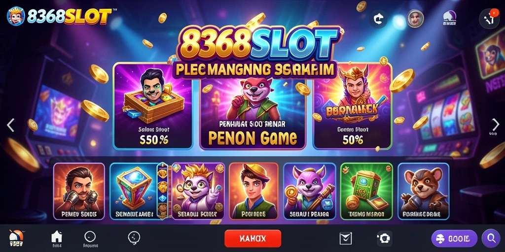 Screenshot gameplay <strong>8368SLOT</strong> menunjukkan pengalaman bermain yang menarik dan mengasyikkan.