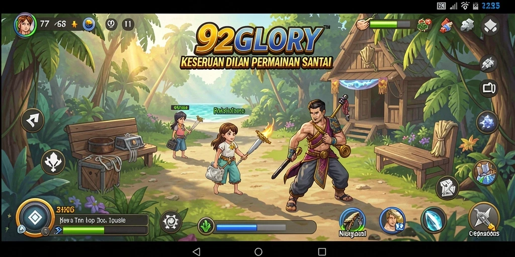 Tangkapan layar gameplay 92GLORY yang mengasyikkan dan sederhana.