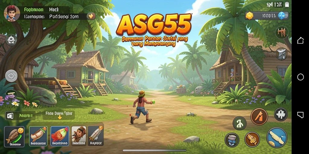 Tampilan gameplay menegangkan dan penuh warna dari ASG55.