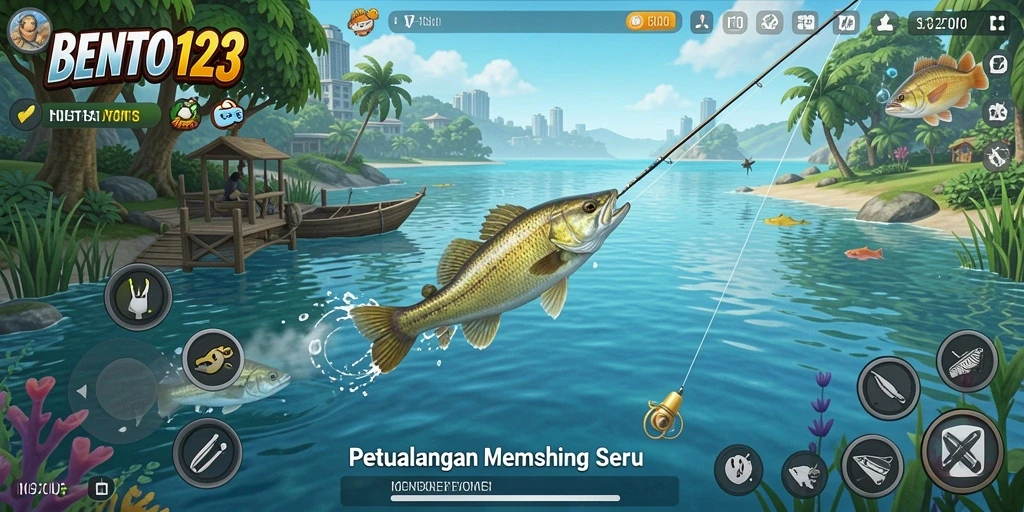 Menampilkan aksi memancing yang mendebarkan di BENTO123.