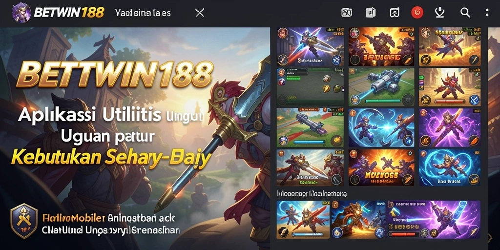 Tampilan antarmuka BETWIN188 yang modern dan intuitif.