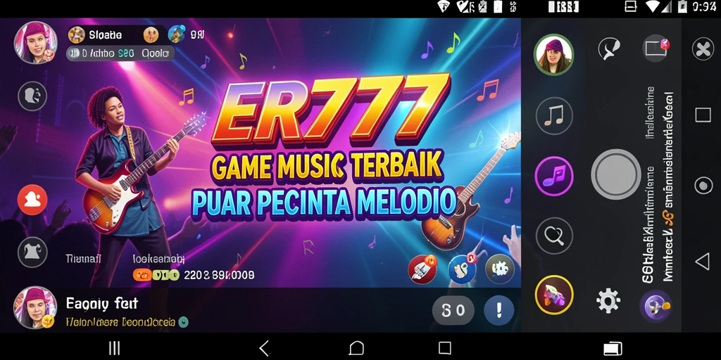 Tampilan gameplay ER777 yang menarik dan penuh warna.