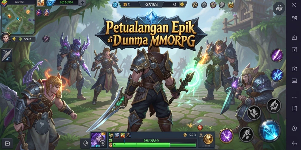 Tampilan gameplay menarik dari GN168 dengan aksi pertempuran seru.