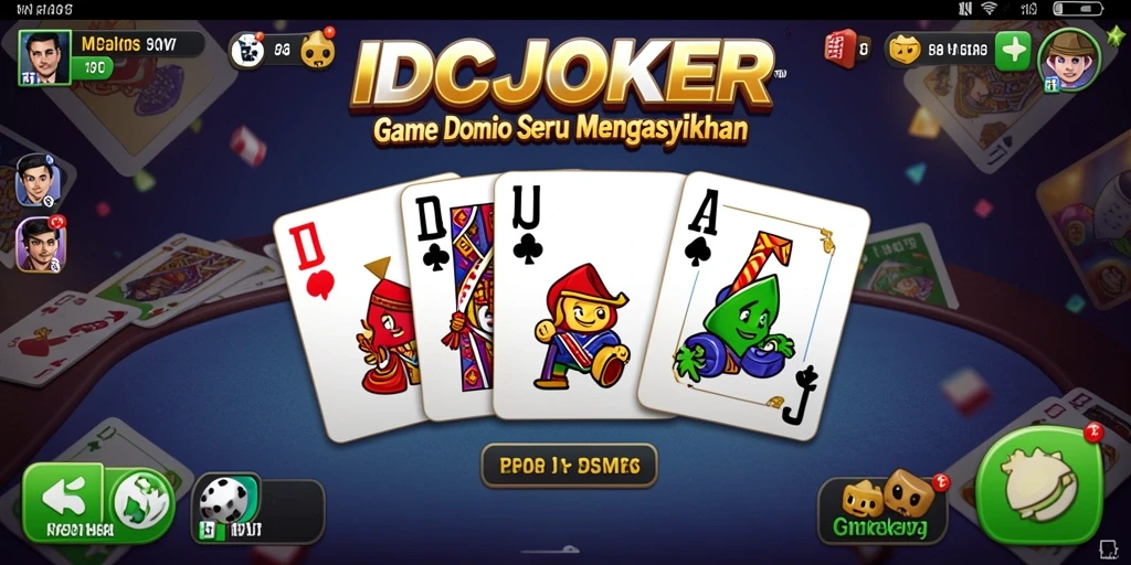 Gameplay seru IDCJOKER dalam permainan Domino.