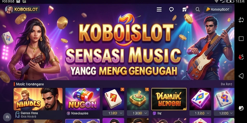 Gameplay menarik dengan iringan musik yang seru.