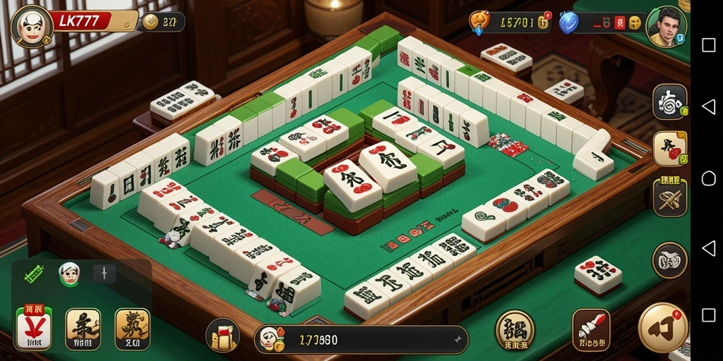 Screenshot gameplay LK777 menampilkan aksi seru dalam permainan Mahjong.