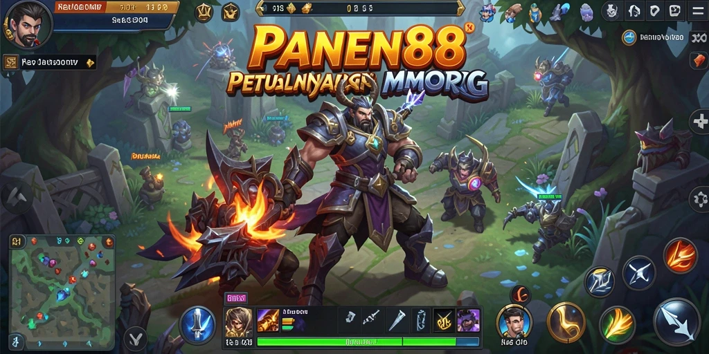 Tampilan gameplay seru dan mendebarkan dalam PANEN88.