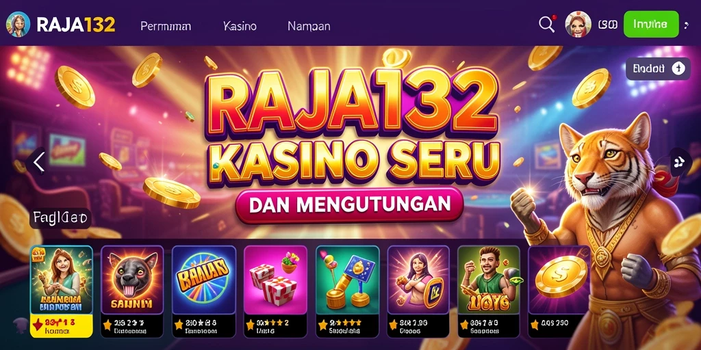 Tampilan menarik dan gameplay seru dari RAJA132 yang dapat dinikmati.