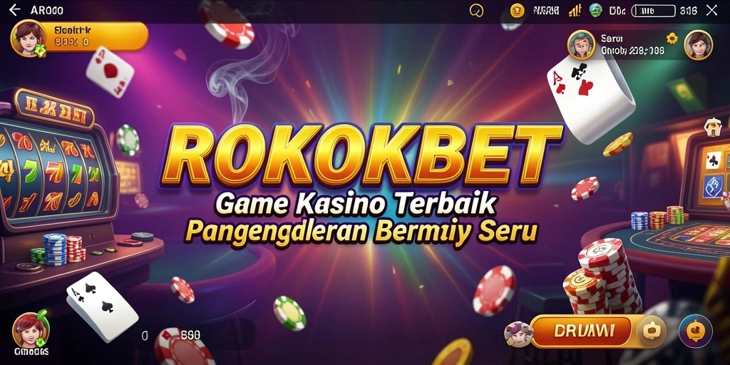 Tampilan permainan Kasino yang mengasyikkan di ROKOKBET.