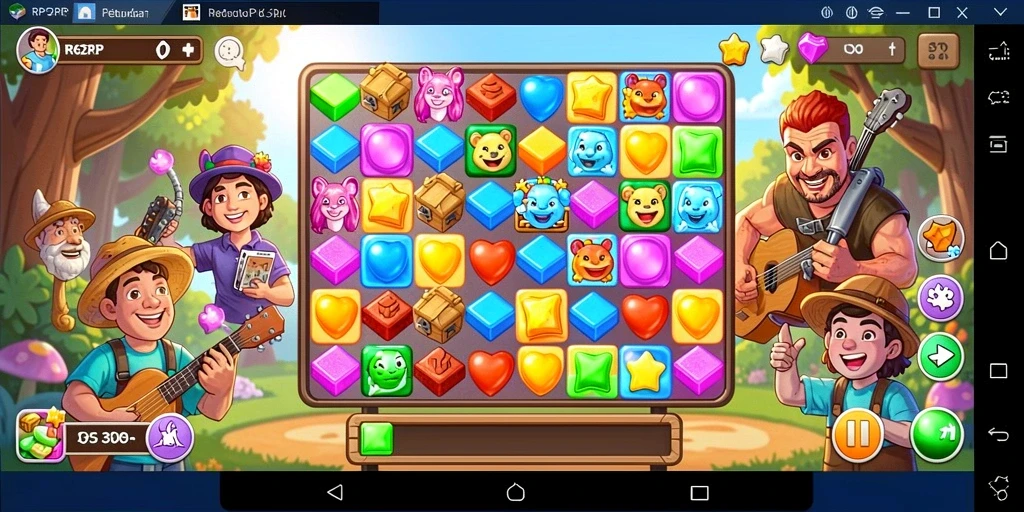 Gameplay seru RP62RP yang penuh warna dan tantangan.