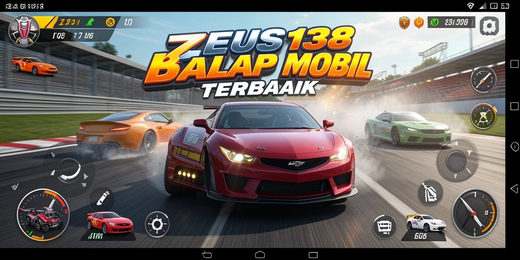 Gameplay seru dari ZEUS138 saat balapan mendebarkan.